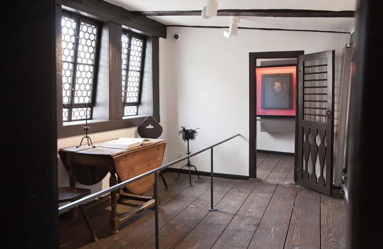 Die historischen Lutherstuben in der Dauerausstellung "Luther und die Bibel" im Lutherhaus Eisenach