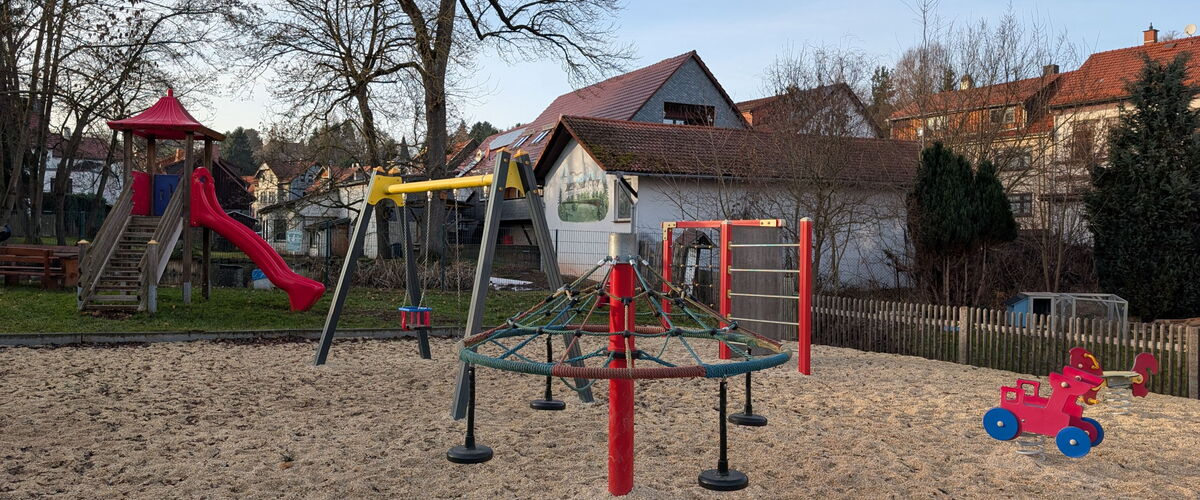 Spielplatz in der Kurzone im Ortsteil Finsterbergen