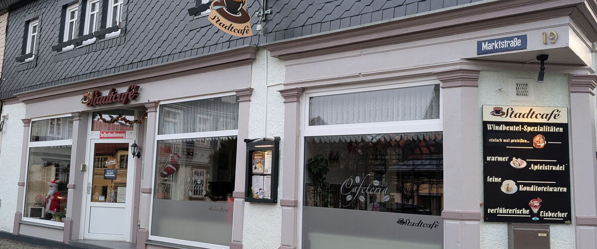 Aussenansicht Stadtcafe Friedrichroda