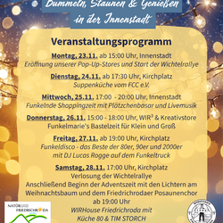 Plakat Programm Funkelwoche