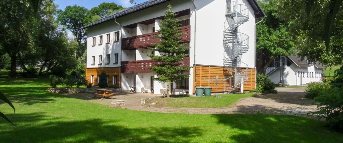 Außenansicht vom Haus der Stille in Friedrichroda