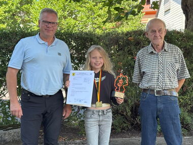 Ehrung sportlicher Leistungen für Arina Kucher