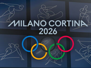 Olympische Ringe Milano Cortina 2026