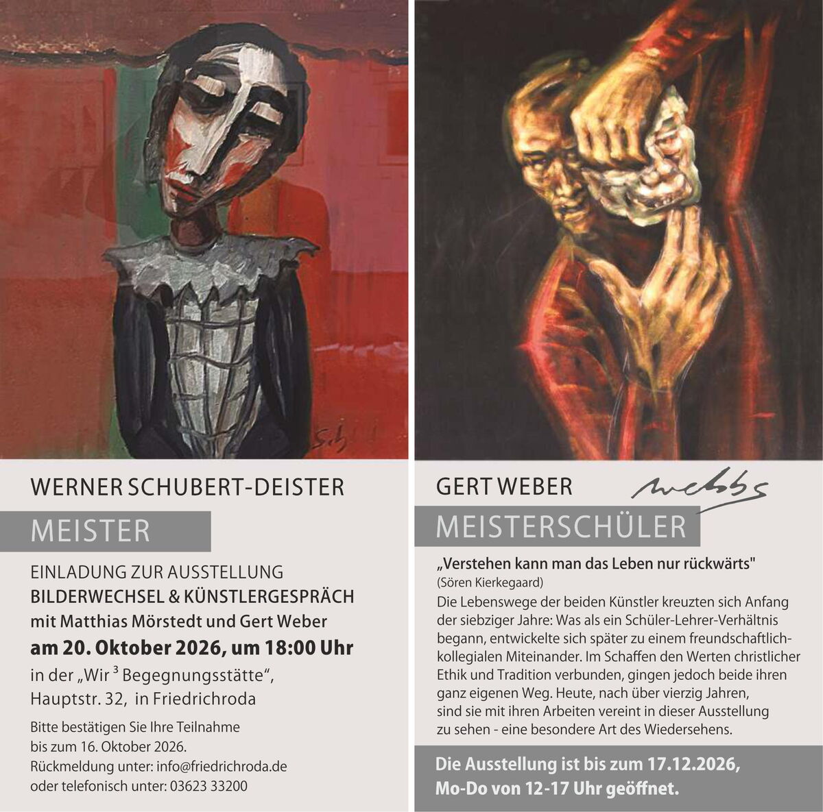 Flyer_Schubert_Weber Ausstellung