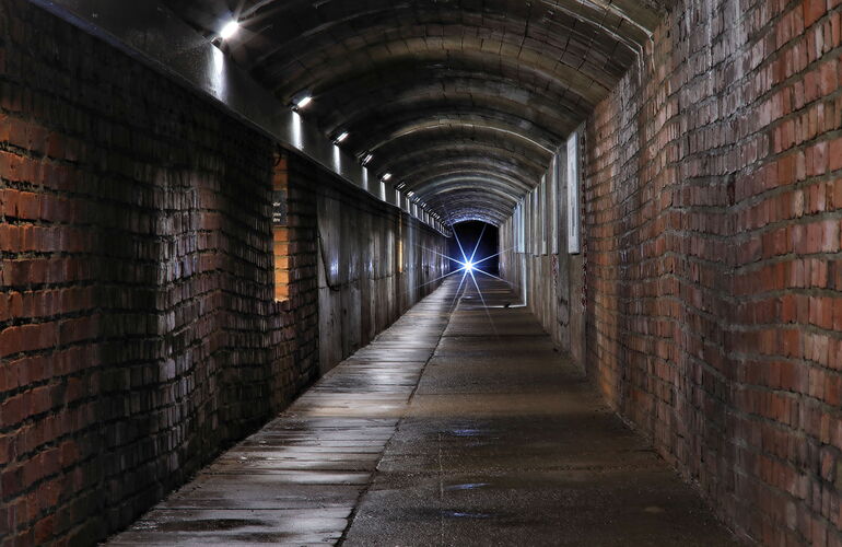 Stollen in der Marienglashöhle