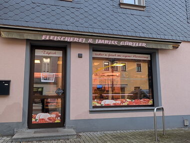 Aussenansicht Fleischerei Gürtler Friedrichroda