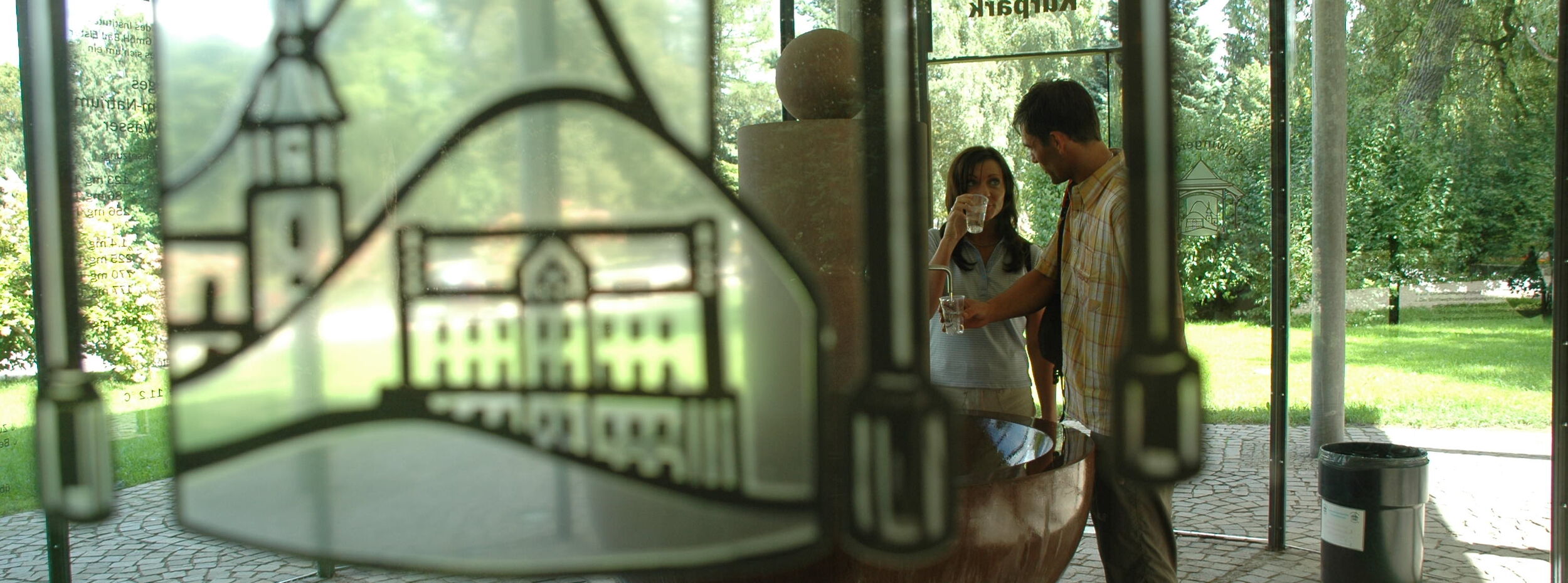 Trinkpavillon Kurpark innen