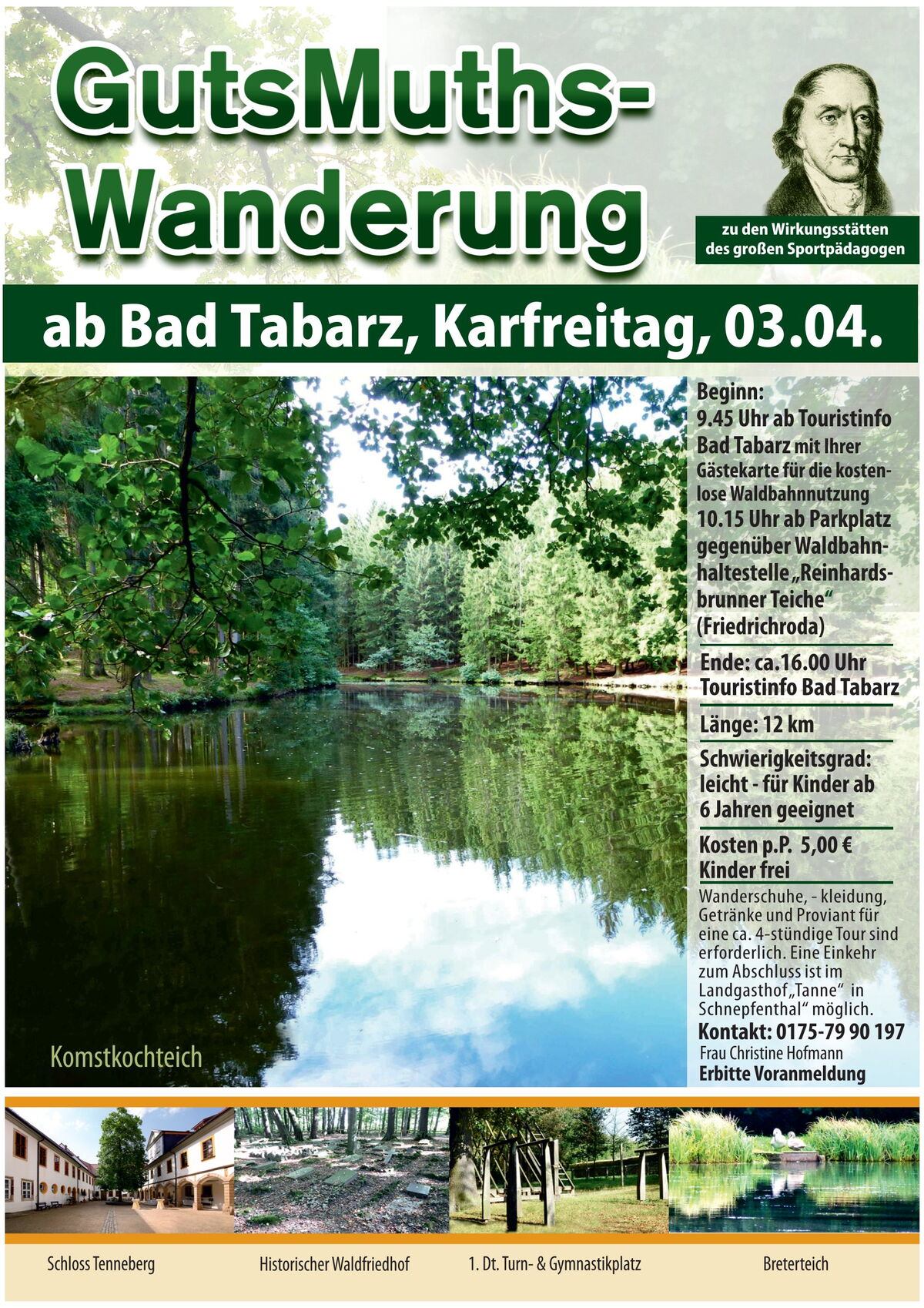 GutMuths-Wanderung ab Bad Tabarz