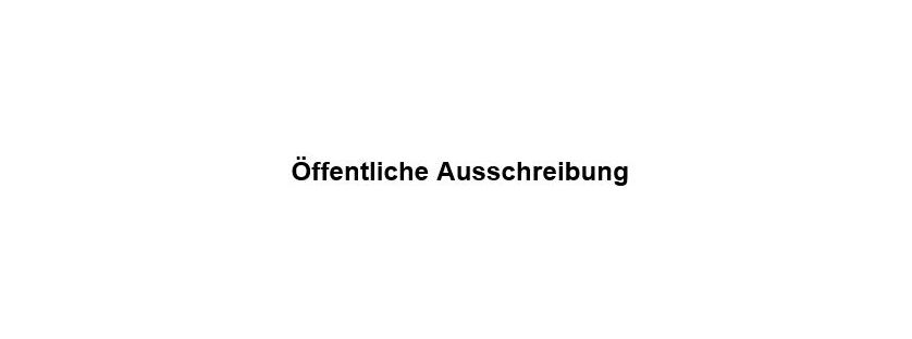 Öffentliche Ausschreibung