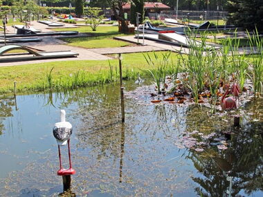 18 Loch Minigolfanlage am Freizeitpark