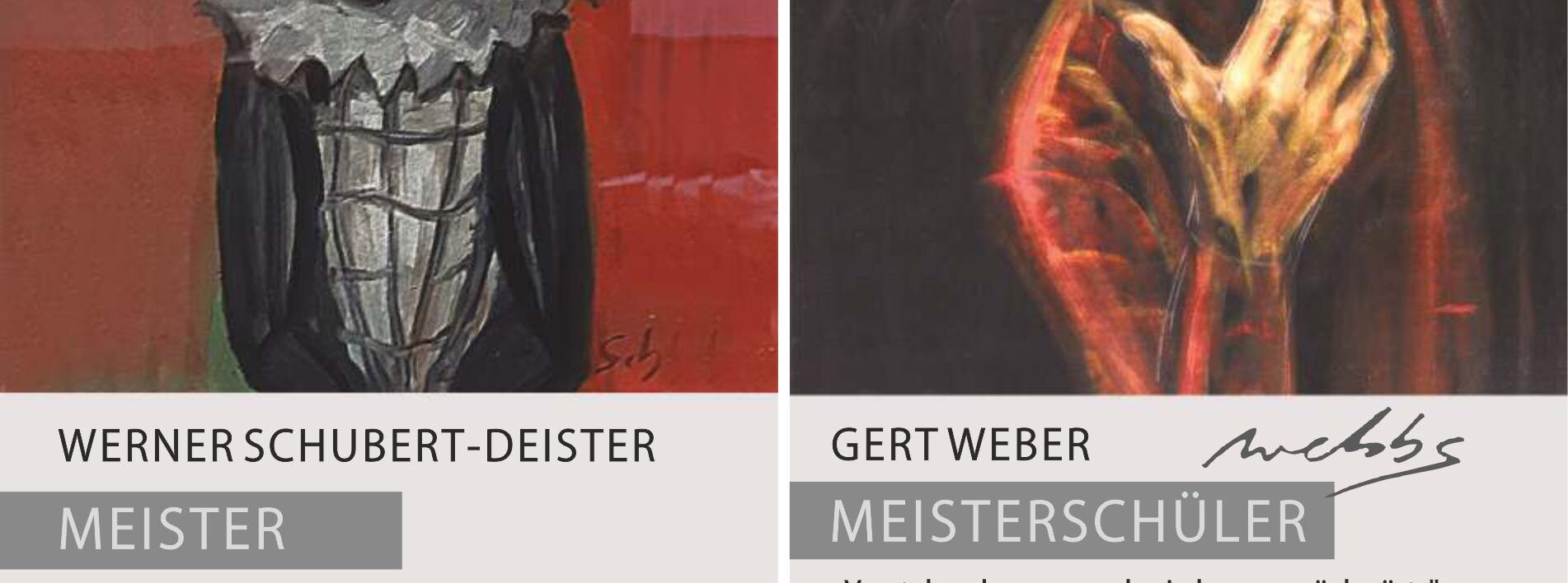 Flyer Ausstellung Schubert-Deister & Weber