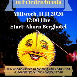 Plakat Martinsumzug Friedrichroda