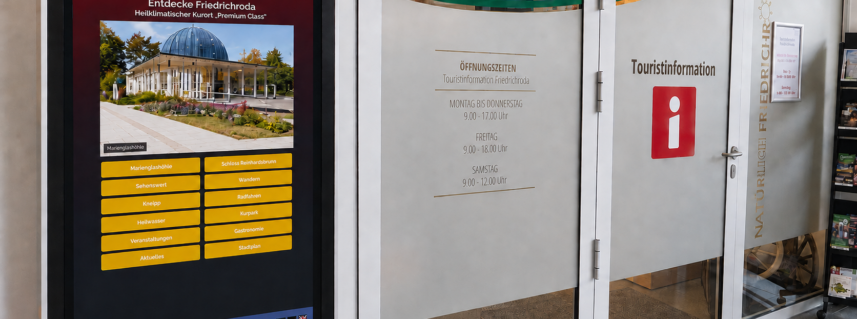 Eingang und Infoterminal TI