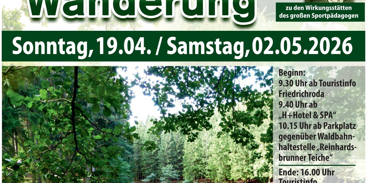 GutsMuths-Wanderung Friedrichroda