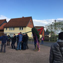 Maibaumstellen Cumbach