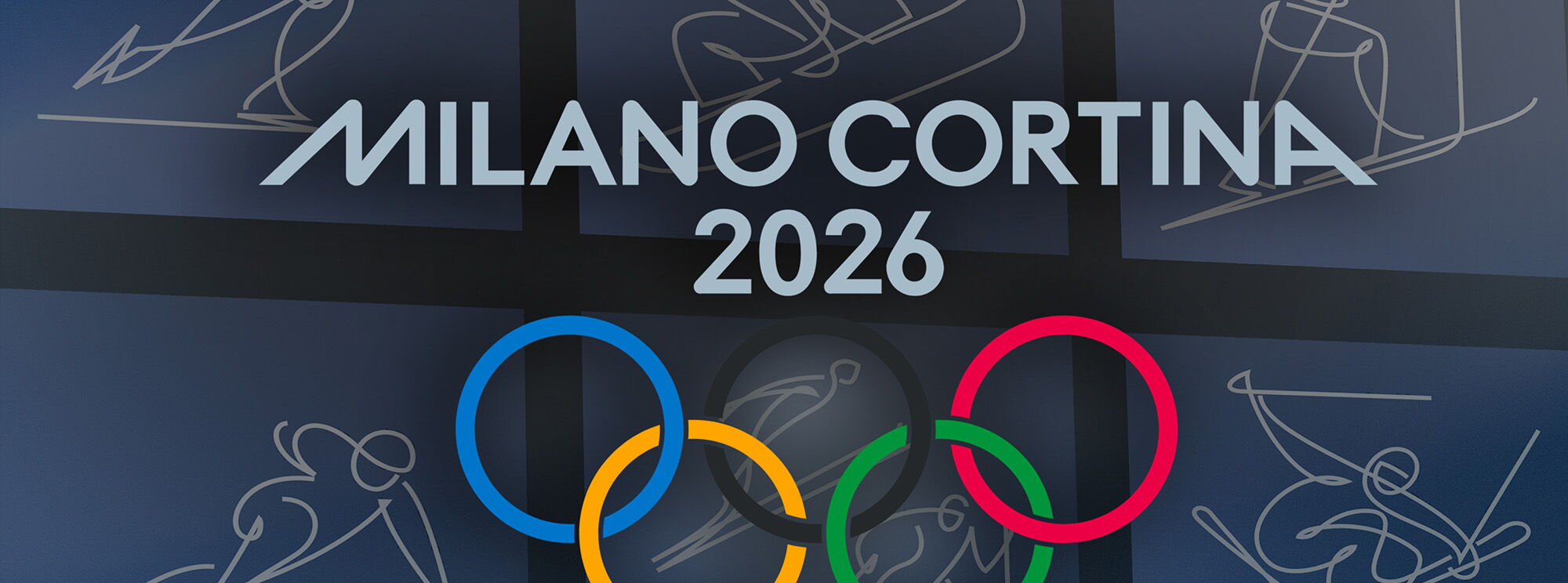 Olympische Ringe Milano Cortina 2026