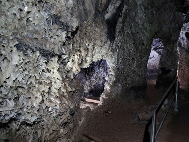 Kristallgrotte der Marienglashöhle in Friedrichroda
