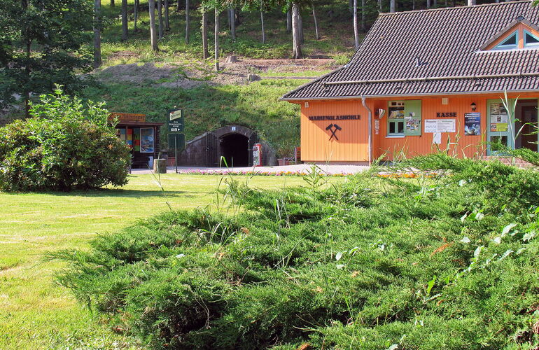 Eingangsbereich der Marienglashöhle