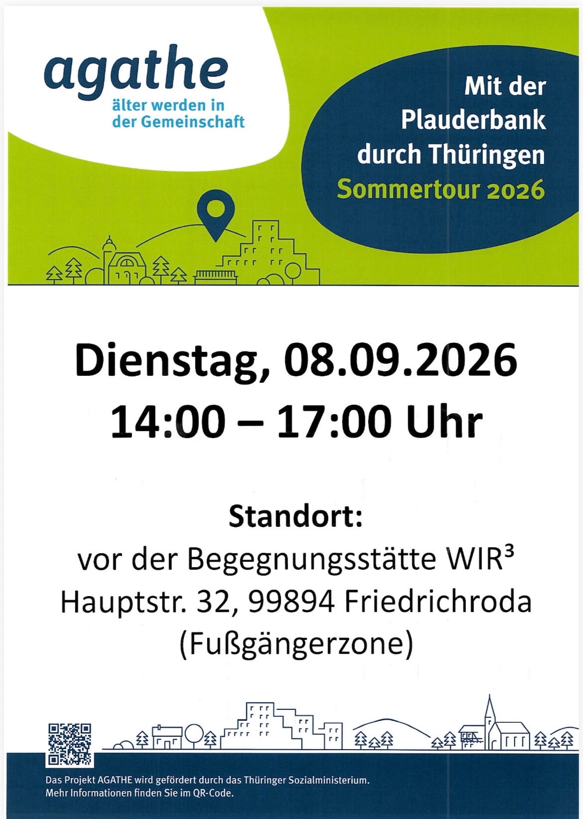 Plakat Agathe Plauderbank