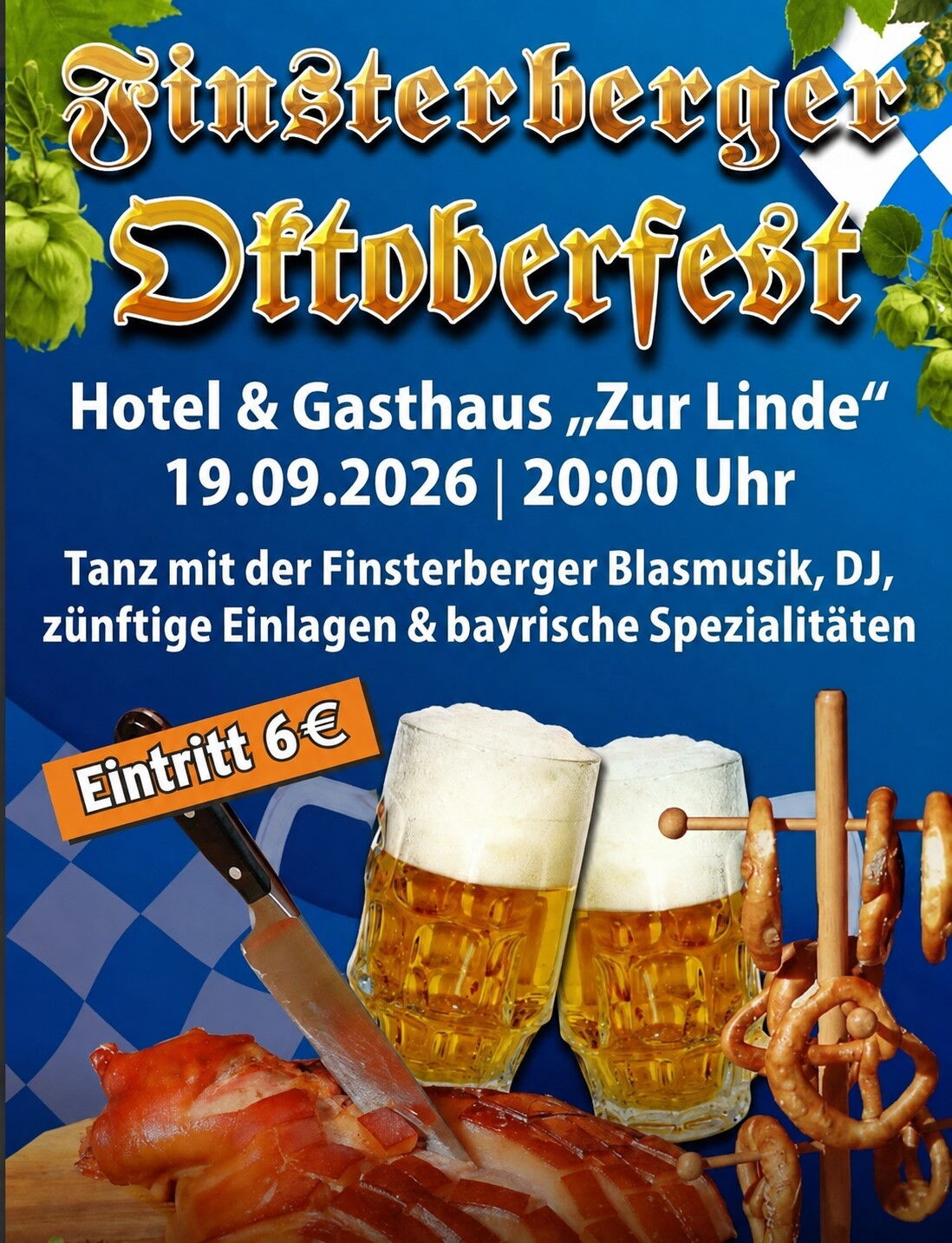 Plakat Oktoberfest Finsterbergen