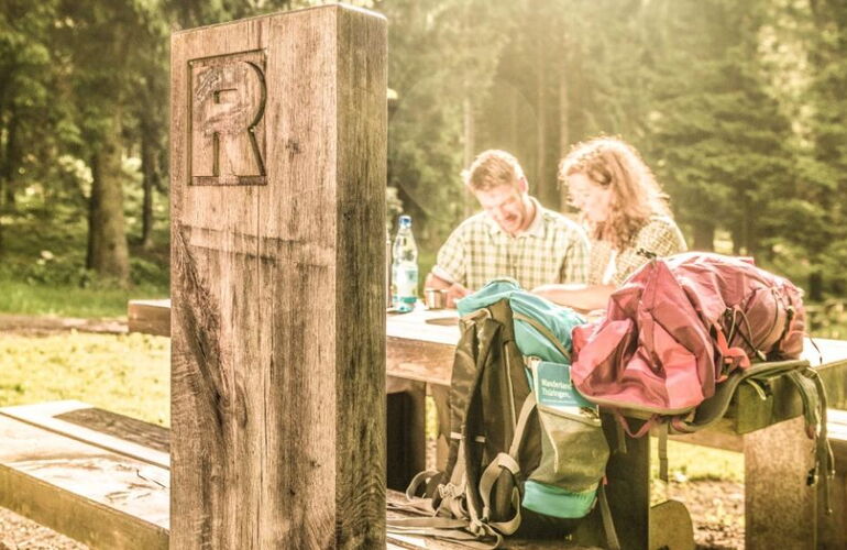 Rastplatz am Rennsteig © Dominik Ketz
