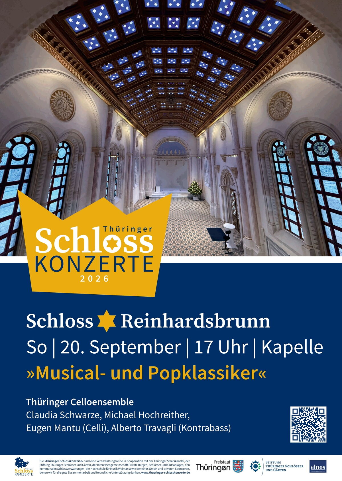 Plakat Konzert Schlosskapelle