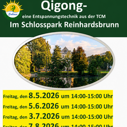 Flyer Qigong Schlosspark Reinhardsbrunn