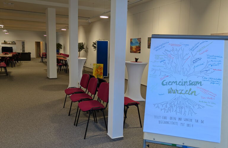 Begegnungsstätte Wir-hoch-3 in Friedrichroda von innen