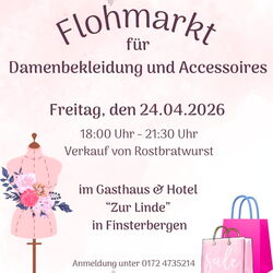 Flohmarkt für Damenbekleidung