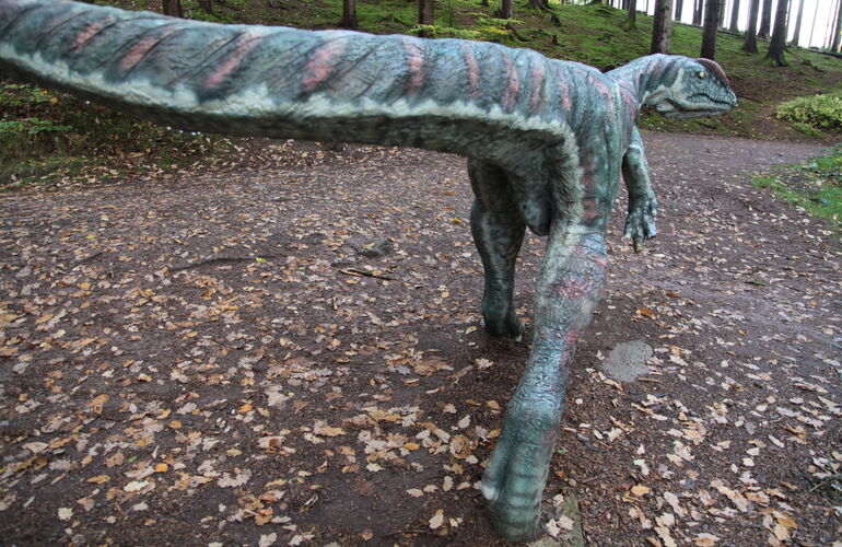 Skulptur auf dem Saurierpfad Georgenthal – Tambach-Dietharz