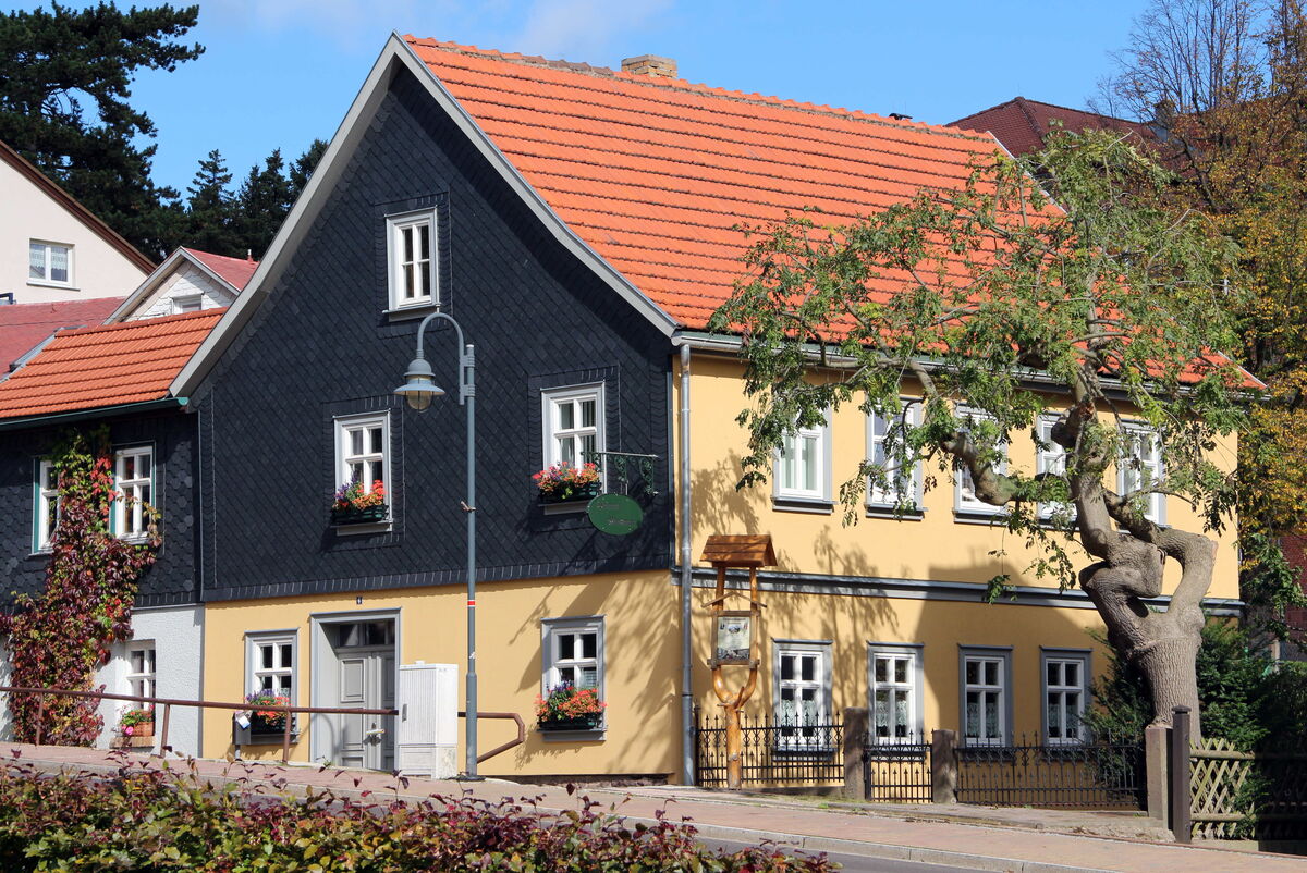 Blick zum Heimatmuseum Friedrichroda