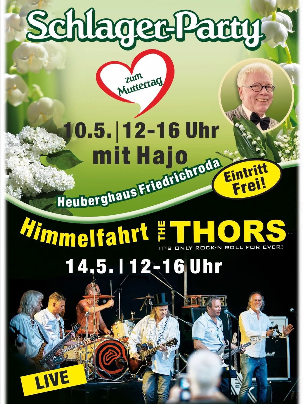 Heuberghaus Muttertagsparty mit Hajo