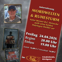 Lesung Mordwelten und Ruhesturm
