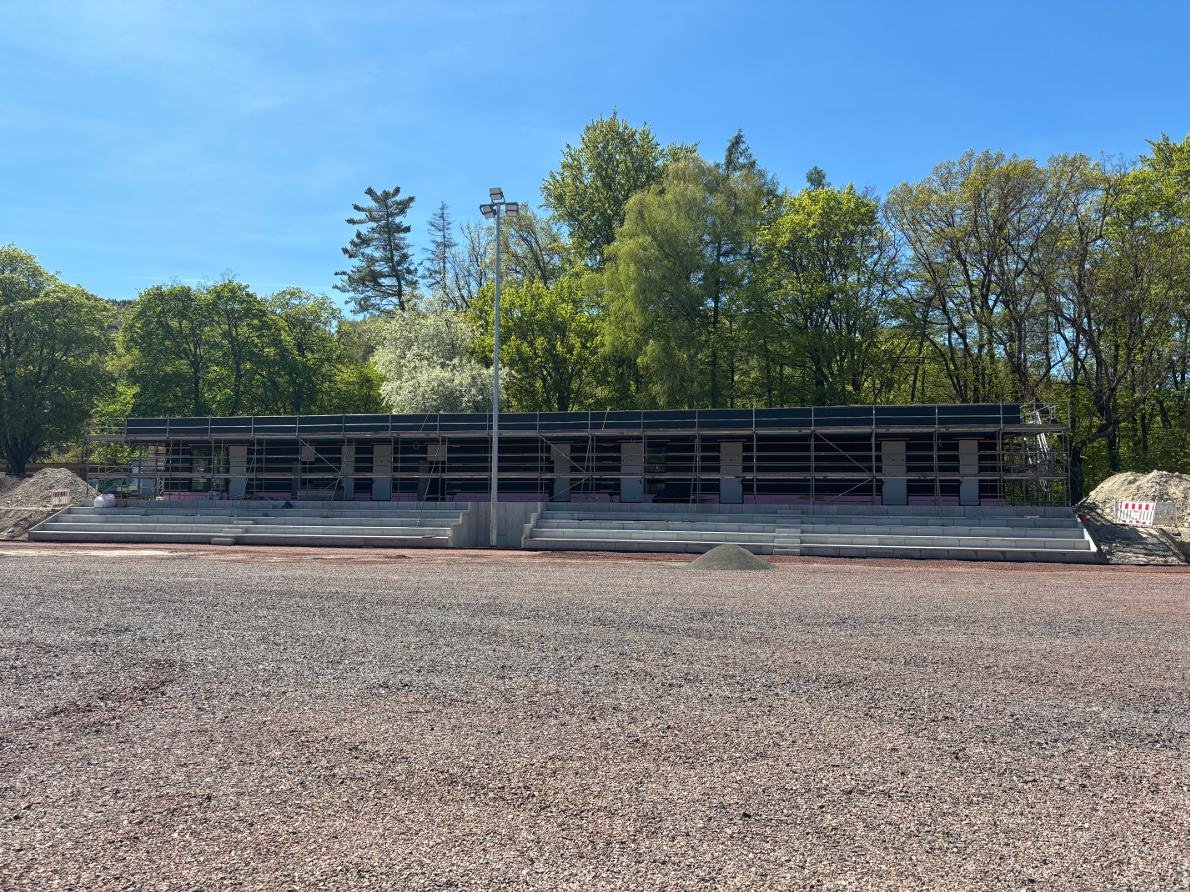 Bild Baustelle Sportplatz