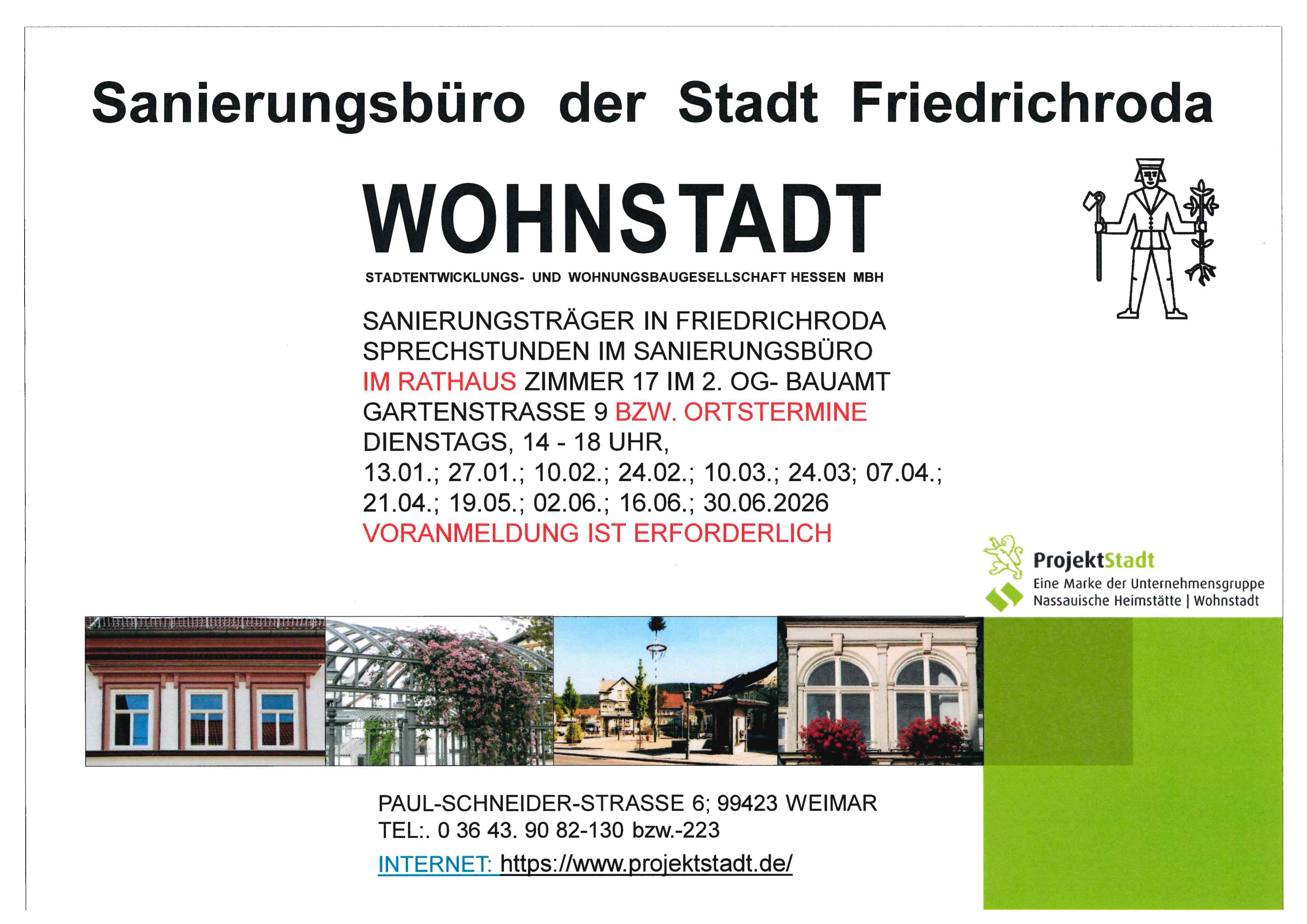 Sanierungsberatung der Stadt Friedrichroda